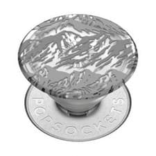 Image of PopSockets Pop Grip for Smartphones Standard Design Plant Mountains, Grey