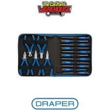 Image of Draper 48958 Precision Pliers and Screwdriver Set (16 Piece)