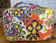 Image of Vera Bradley Large Blush and Brush Makeup Case - Rio (Retired Pattern) New