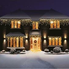 Image of 240/480/720/960/1200 XMAS LED ICICLE SNOWING EFFECT CHASER LIGHTS MAIN CHRISTMAS