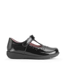 Image of Start Rite Charlotte Black Patent School Shoe