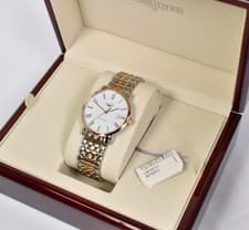 Image of Longines Elegant Collection Men's 37mm Swiss Automatic Stainless Steel L48105117