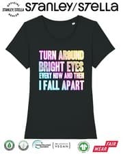 Image of Turn Around Bright Eyes Womens T-Shirt Fancy Dress 80s Disco Party Weekend Tee