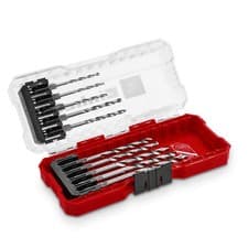 Image of Einhell 10 Piece Hex Shank HSS Drill Bit Set in S Case