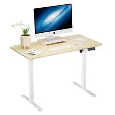 Image of 120x60cm Height Adjustable Desk Electric Standing Desk Home Office Memory Preset