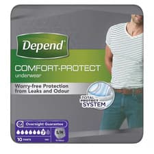 Image of Depend Comfort Protect for Men - Small/Medium 10 Pants