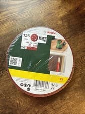 Image of Bosch 25 Random Orbit Sanding Sheets, dia.125mm, 80-240 Grit 125 mm