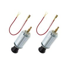 Image of 2pc Car Cigarette Lighter Element Socket set Classic Retro Style 12V 5A RH-4001