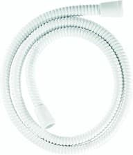 Image of Croydex 1.5m PVC Shower Hose Replacement Flexible Pipe for Bathroom - White