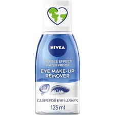 Image of NIVEA Double Effect Waterproof Eye Make-Up Remover (125 Ml), Daily Use Face