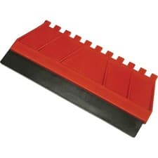 Image of Floor Tile Adhesive Hand Applicator Flexible Rubber Grout Spreader Blade Amtech