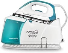 Image of Morphy Richards Power Steam Elite Steam Generator Iron White/Green, 332014