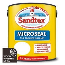Image of Sandtex Microseal Textured Exterior Masonry Paint -All Sizes & Colours- Free P&P
