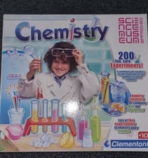 Image of Clementoni Chemistry Kit, 200 fun and safe experiments 10+