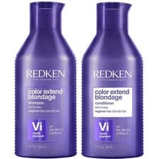 Image of REDKEN COLOUR EXTEND BLONDAGE DUO (2 X 300ML) SHAMPOO & CONDITIONER PURPLE NEW