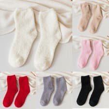 Image of 6 Pairs Ladies Cosy Bed Sock Super Soft Fluffy Thick Winter Warm Socks Lounge