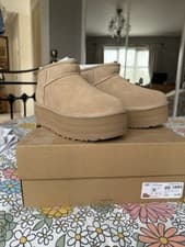 Image of UGG Classic Ultra Mini Platform Boots UK Size 6