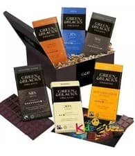 Image of Green & Black's Organic Mix Flavour Chocolate Bar 90g Pack Of 10 -Random Bars