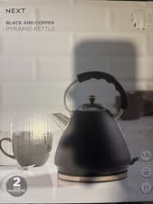 Image of Tower T10044MNB 1.7L Pyramid Kettle