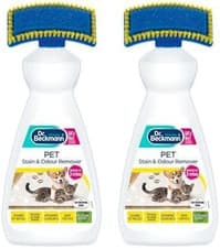 Image of Dr. Beckmann Pet Stain & Odour Remover 2x650ml – With Brush Head