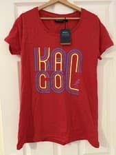 Image of Kangol Men’s Red Printed T-Shirt UK Size L Brand New With Tags