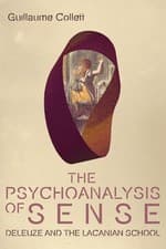 Image of The Psychoanalysis of Sense - 9781474432269