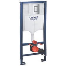 Image of GROHE 3877220A Rapid SL 3 in 1 Wc Frame Set 1.13m Inc Flushplate & Brackets