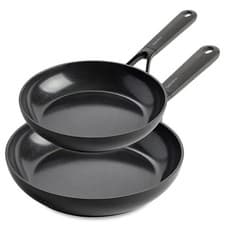 Image of GreenPan Smart Shape Frying Pan Set 20cm 28cm Aluminium Non Stick Cookware