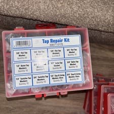 Image of Arctic Hayes 170 Piece Tap Washer Plumbing Assortment Kit 1/2" 3/4" 3/8" 5/8"
