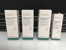 Image of WORTH £48+ BNIB BIOSSANCE Squalane + Glycolic Renewal Masks PLUS Pore Minimizer