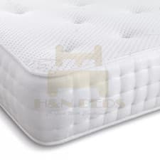Image of Luxury 2000 Pocket Spring Mattress Orthopaedic Memory Foam White Double King UK