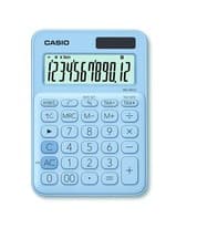 Image of CASIO MS-20UC-LB 12 Digit Desk Calculator in Trendy Colours Tax Calculator Time