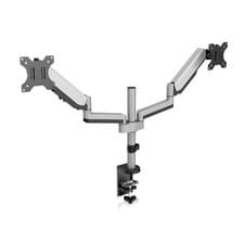 Image of V7 DM1DTA-1E Touch Adjustable Dual Monitor Mount - Up to 32-inch Screen