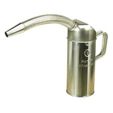 Image of Sealey 1L Measuring Jug 1 Litre Flexible Metal Spout Oil Fuel Resistant JM1F
