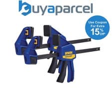 Image of IRWIN Quick-Grip T5122QC Quick-Change Clamps 300mm 12in Twin Pack Q/G5122QC