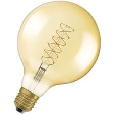 Image of OSRAM 4058075761674 Vintage 1906 LED CLASSIC Globe Dim 7W 822 Gold E27 Bulb