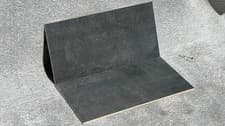 Image of Sample Cut Ceramic Matt Black Stone Effect 300X600 Wall Bathroom Kitchen Tiles