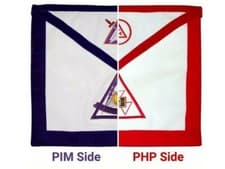 Image of PHP / PIM York Rite Apron Reversible Double-Sided