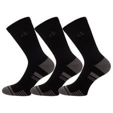 Image of Calvin Klein Mens 2026 Tech 3 Pairs CoolMax Ventilated Mesh Crew Socks