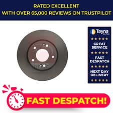 Image of 2x Brake Discs Pair Vented fits HYUNDAI i30 FD 1.6D Front 07 to 12 D4FB 280mm