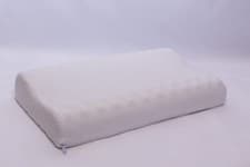 Image of Highliving Contour Pillow Memory Foam Air flow Pillow With Zipped washable cover