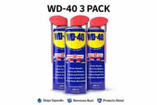 Image of WD-40 Smart Straw 3 Pack 450ml Multi Use Lubricant Spray Rust Remover Oil