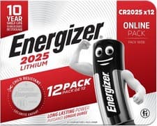 Image of Energizer - CR2025 Batteries - Lithium 3V Coin Battery - 4 pack