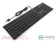 Image of Dell KB216 GERMAN Slim Office Multimedia Desktop USB Keyboard (Refurb)