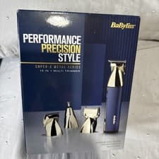 Image of BaByliss Super-X Metal Series Blue/Gold Beard Trimmer (T992U)