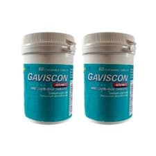 Image of Gaviscon Advance Chewable Peppermint - 2 x 60 Tablets -