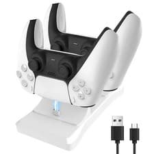 Image of For PS5 DualSense Controller Charger Stand Charging Station Dock PlayStation 5