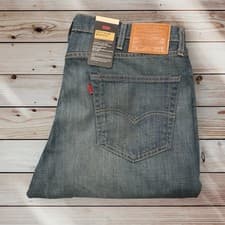Image of LEVI'S 527  Classic Jeans 38 W 32 Premium Slim Bootcut Stretch Blue Explorer