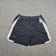 Image of Under Armour Shorts Mens Extra Large Black Running Training Athletic 7in