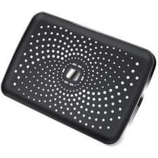 Image of Modern Black Ceiling Mount Shower Head High Pressure Easy Installation